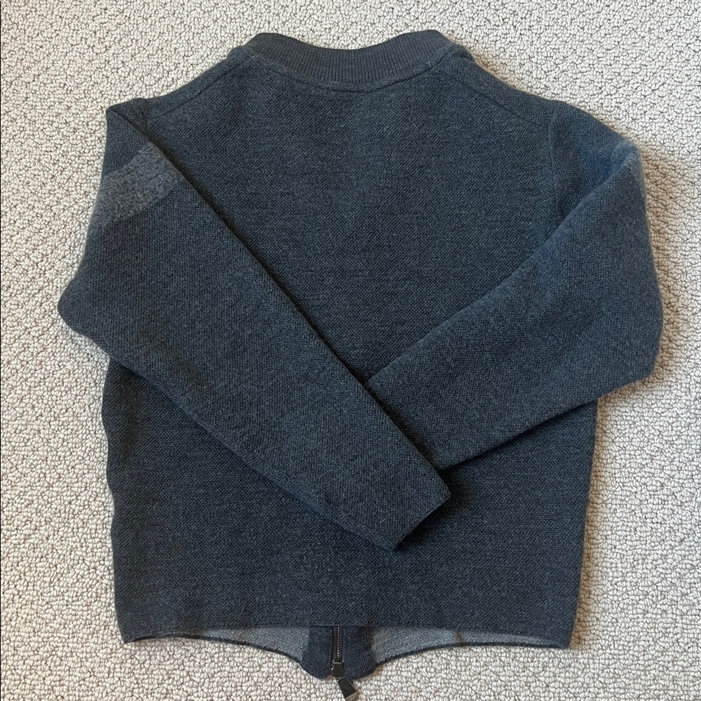 Robert Barakett Dark Gray Zip Up Sweater - Picture 4 of 4